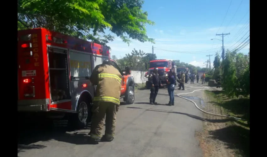 Incendio en Villas Mercedes en David