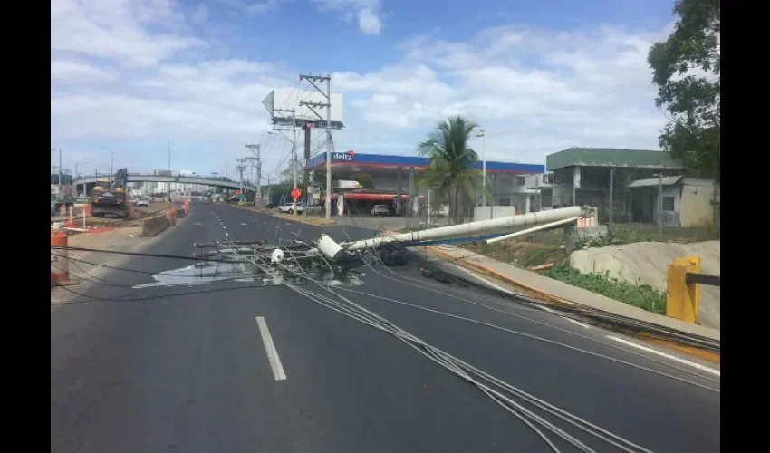 Accidente de tránsito en vía Domingo Díaz