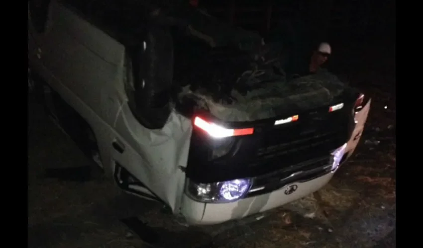 Accidente en Antón 