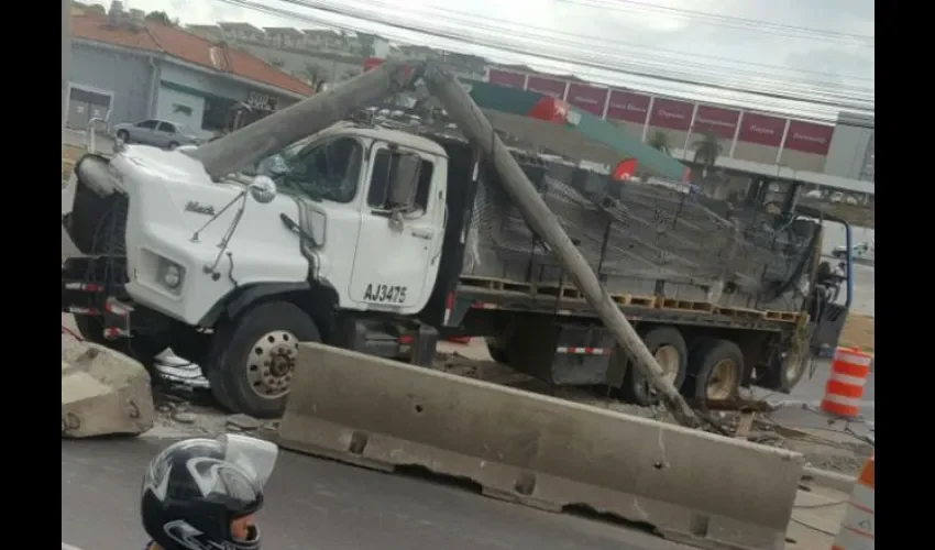 Accidente de tránsito en Villa Lucre 