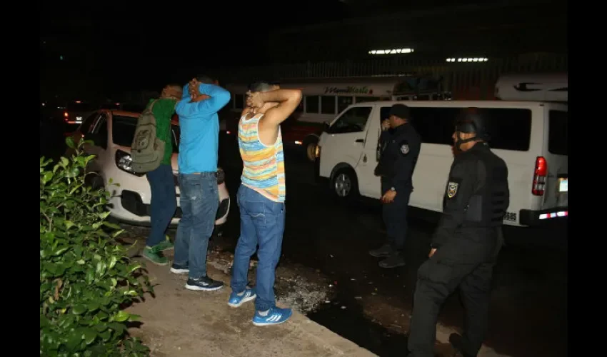 Extranjeros retenidos en La Chorrera 