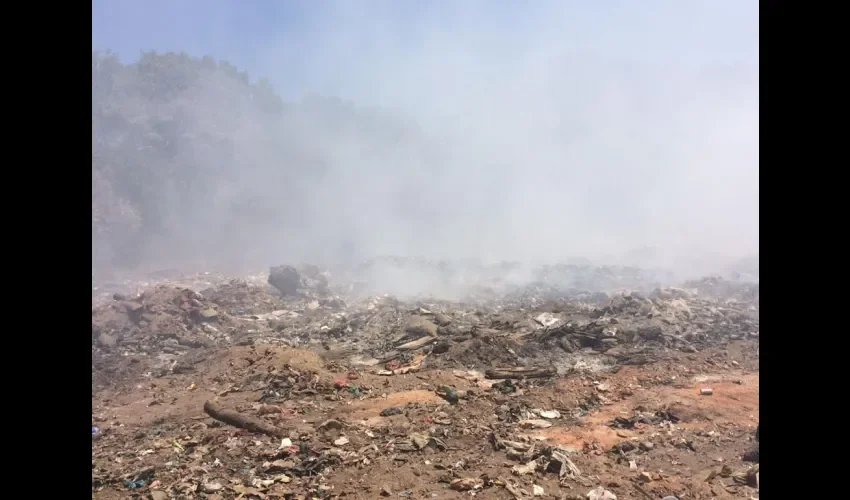 Humo toxico en el distrito de Chitré 