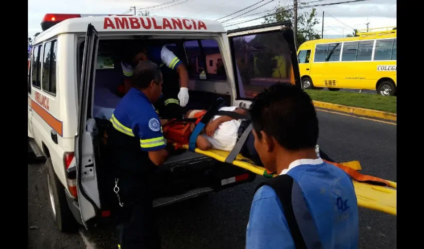 Niño atropellado en  Changuinola