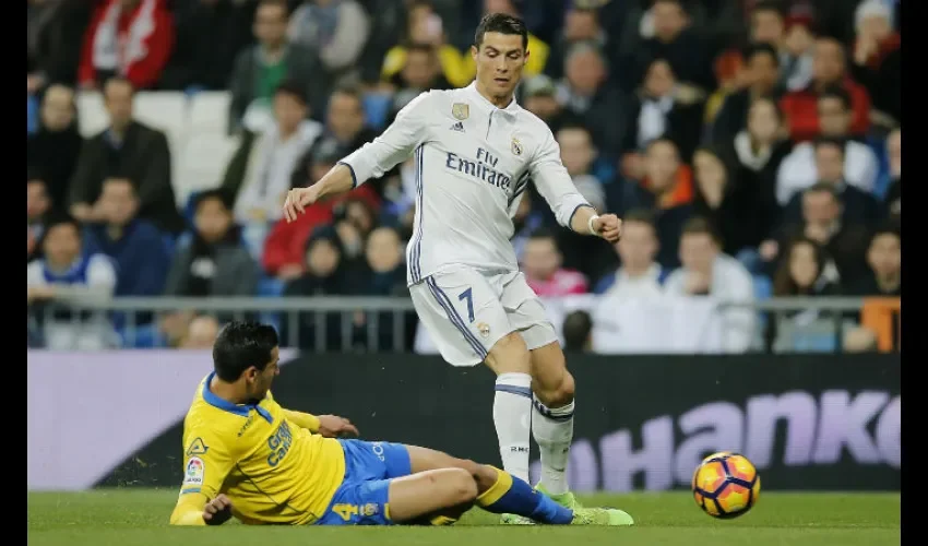 Cristiano Ronaldo en el juego del miércoles ante Las Palmas./ Foto AP