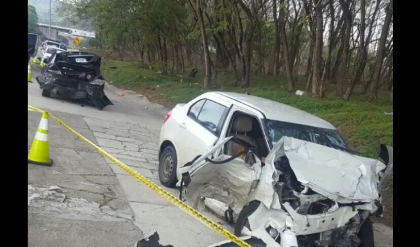 Accidente de tránsito en el Corredor Norte