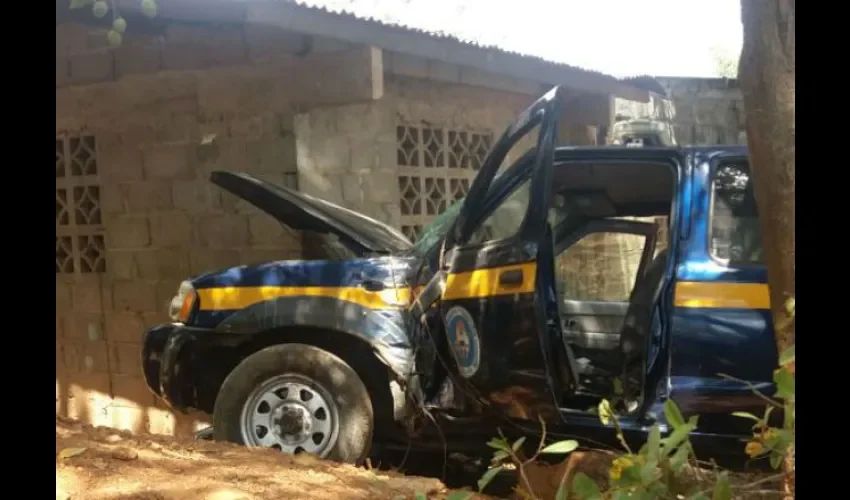 Accidente de tránsito en Barrio Lindo  de Aguadulce