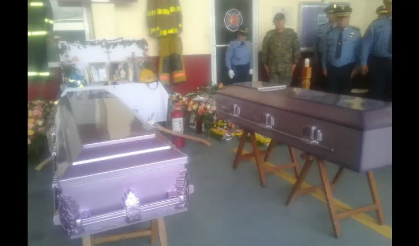 Yariseth Cornejo y Arianeth Rodriguez bomberos accidentados en Chiriquí