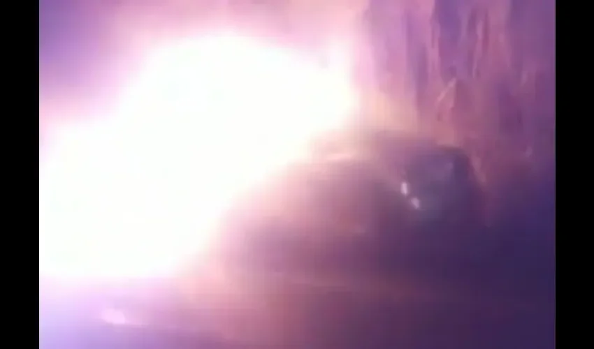 Auto se incendio en el sector de Gatuncillo