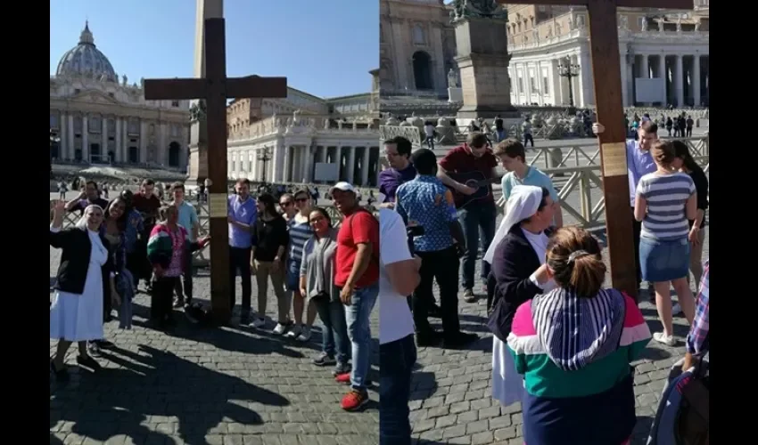 Encuentro con jóvenes de Polonia responsables de la Cruz de la JMJ en Roma