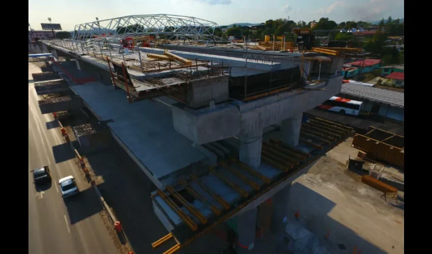 Obras de la Línea 2 del Metro de Panamá S.A.