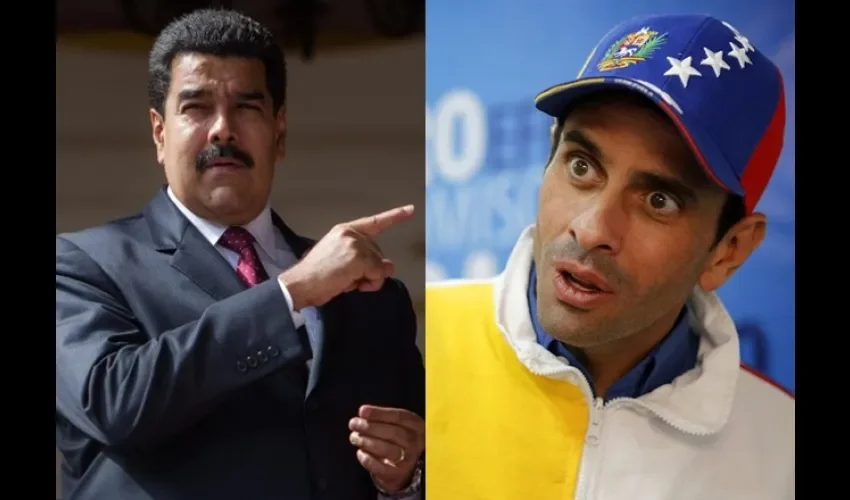 Nicolás Maduro y Henrique Capriles