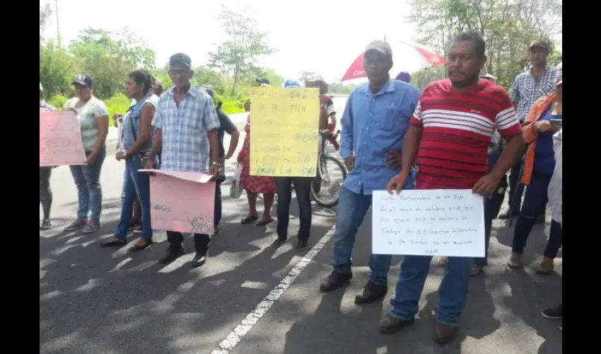 Protesta en Gariché