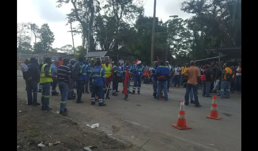 Obreros en Colón