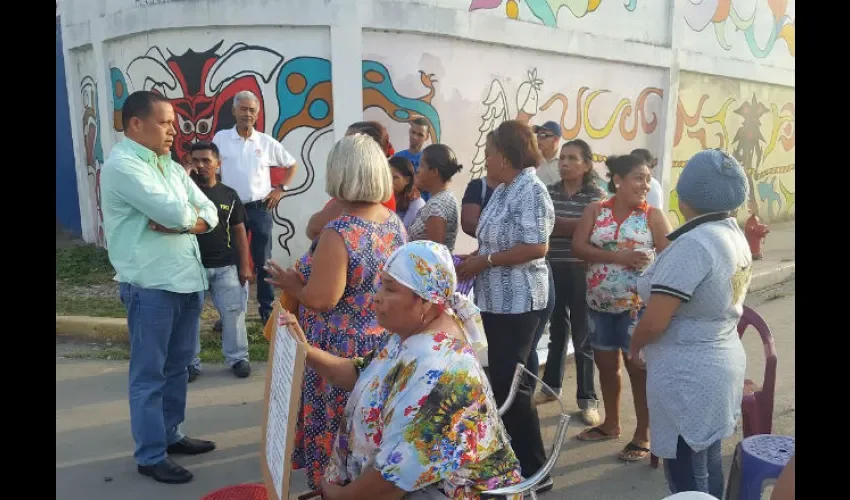 Protestan en Colón 