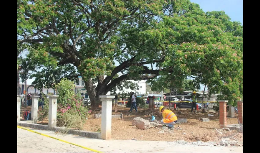 Obras en Chitré