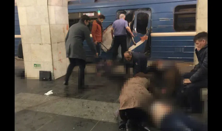 Atentado en  metro de San Petersburgo
