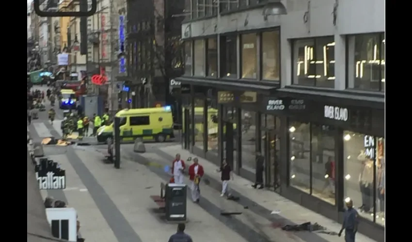 El hecho se produjo en Drottninggatan