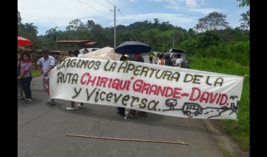 Protesta en Bocas del Toro