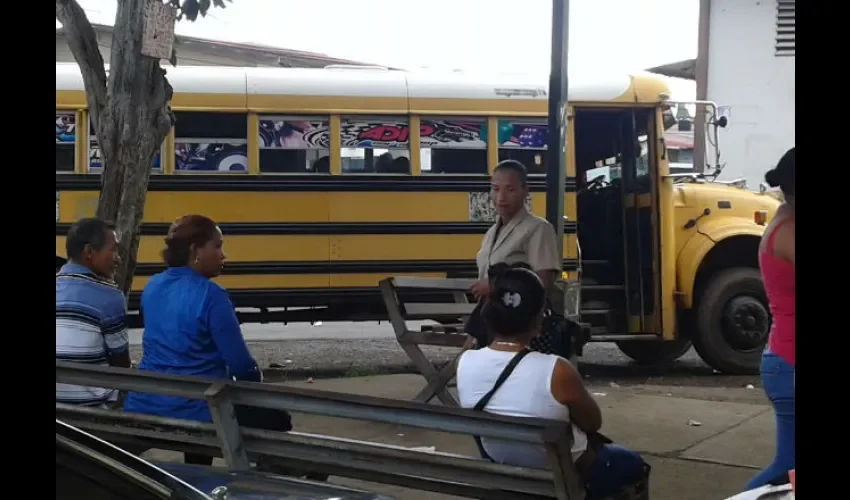 Bus en La Chorrera