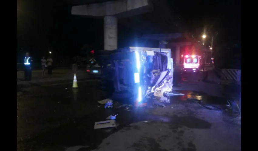Accidente de tránsito en San Miguelito 
