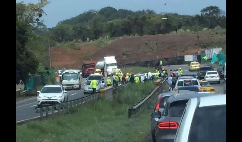 Accidente de tránsito en Loma Cová