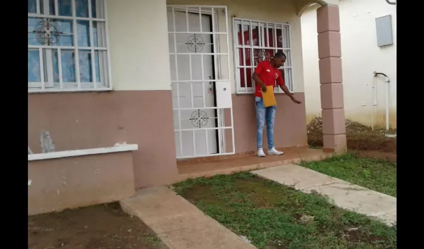 Feliciano Caballero, propietario de la vivienda afectada en La Chorrera