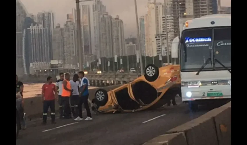 Accidente en el Corredor Sur