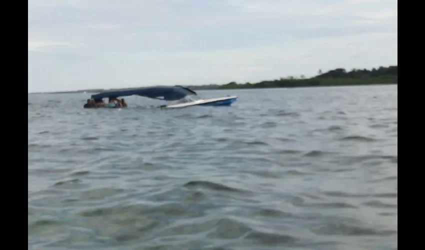 Accidente de una lancha en Bocas del Toro 