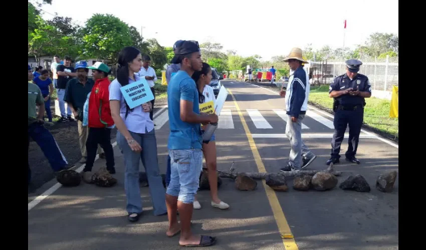 Protesta en Veraguas 