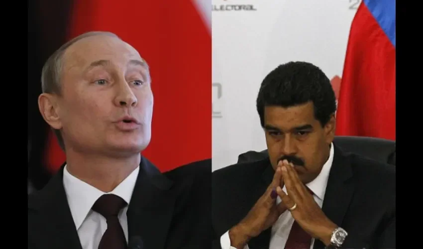Vladímir Putin y Nicolás Maduro