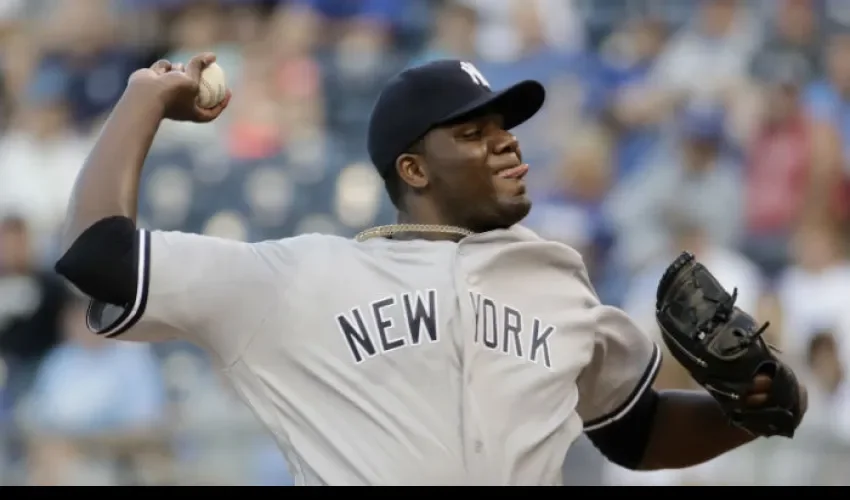 El dominicano Michael Pineda brilló en el diamante para los Yanquis. Foto.AP