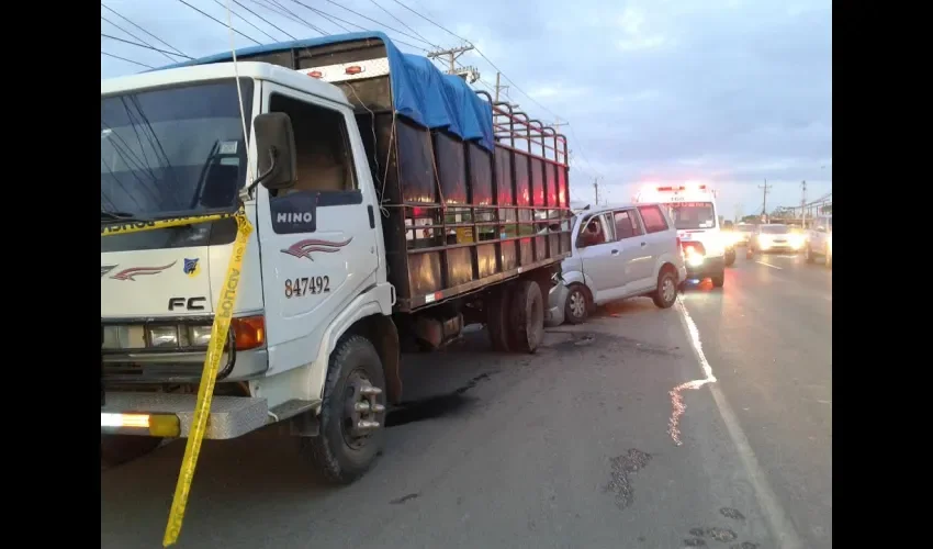 Accidente de tránsito en Panamá Oeste 