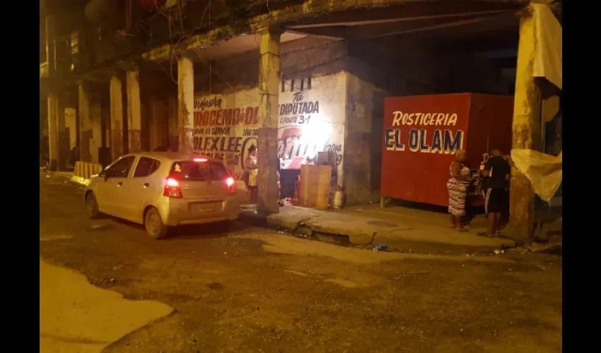 Vistas del área en donde ocurrió el suceso.