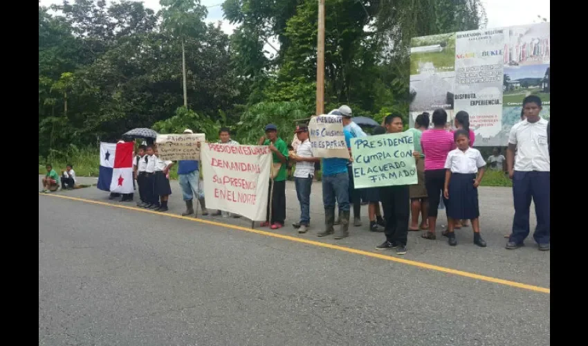 Protesta en Bocas del Toro