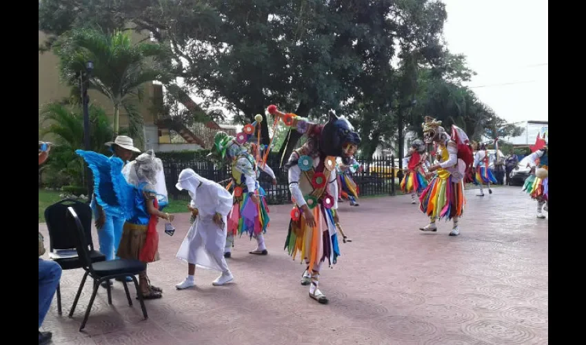 Danza del Gran Diablo en La Chorrera 