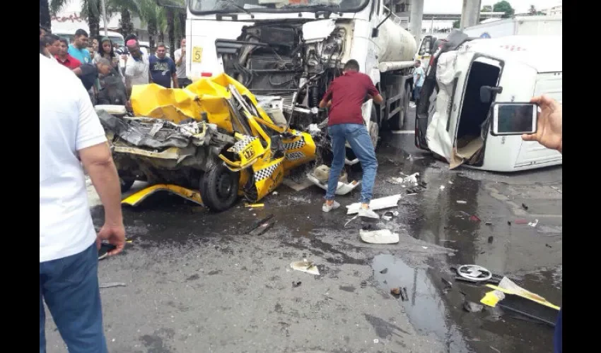 Accidente en Los Andes