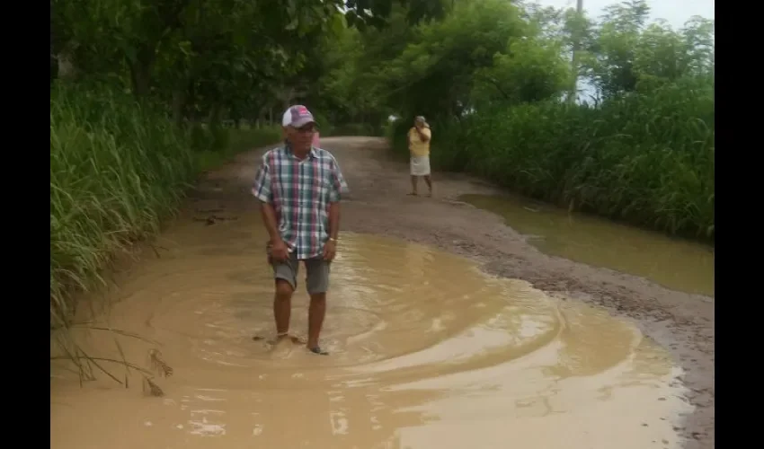 Residentes de Agua Fría en Penonomé 