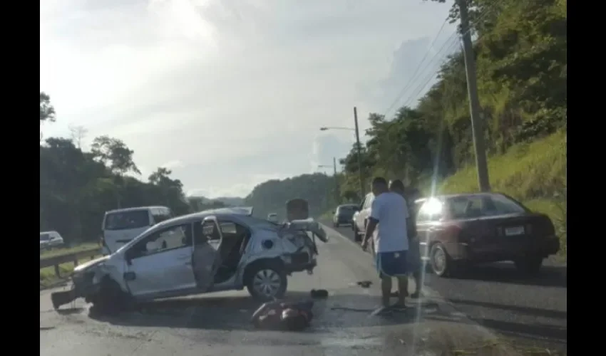 Accidente en Vía Centenario 