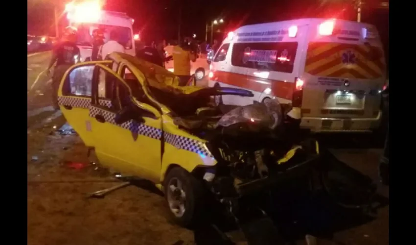 Accidente en  Pacora