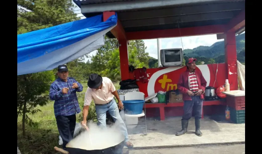 Productores de Chiriquí en las calles 