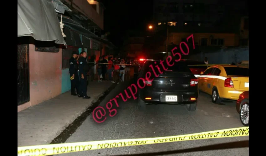 Mujer herida en Santa Ana