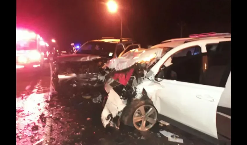 Accidente de tránsito en Panamá Oeste 