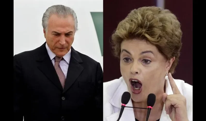 Michel Temer y Dilma Rousseff