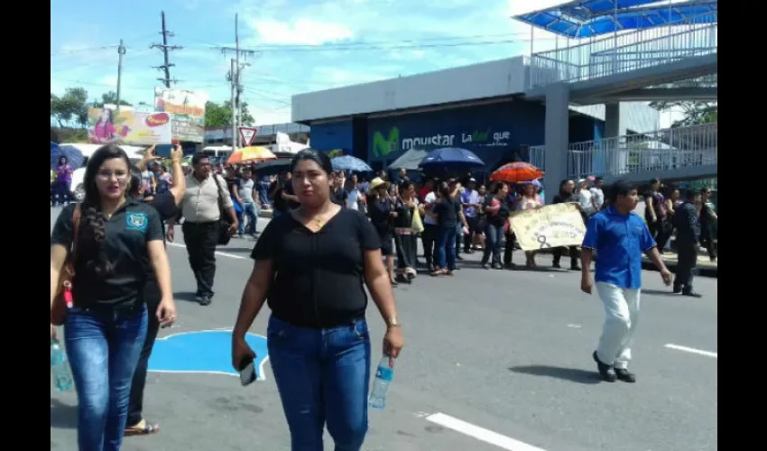 Protesta en Chiriquí