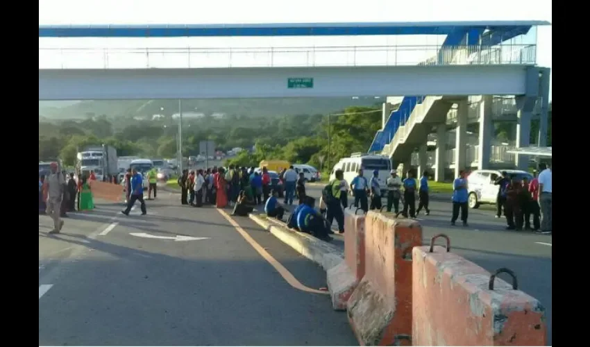 Protestan en  San Félix