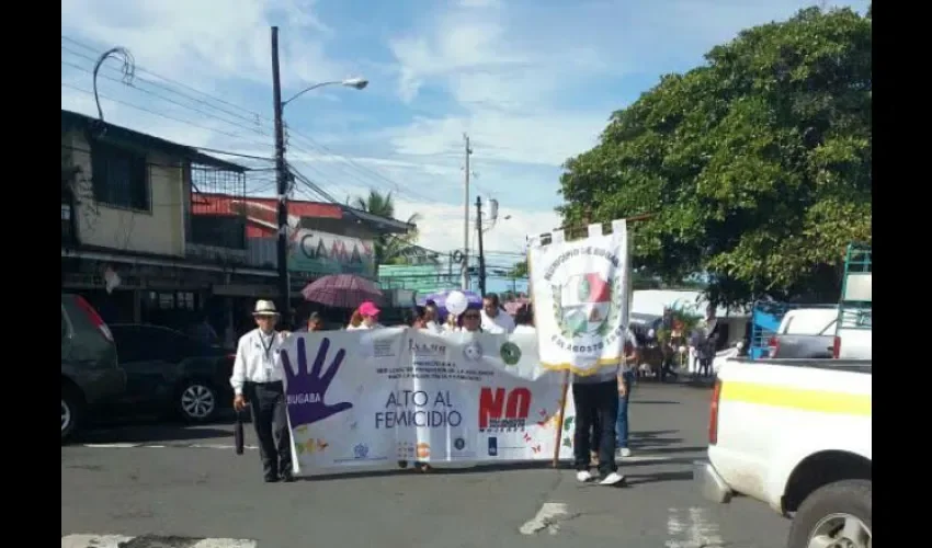 Marchan contra la violencia en Chiriquí 