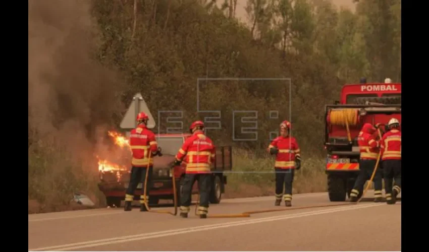 Incendio en Portugal 