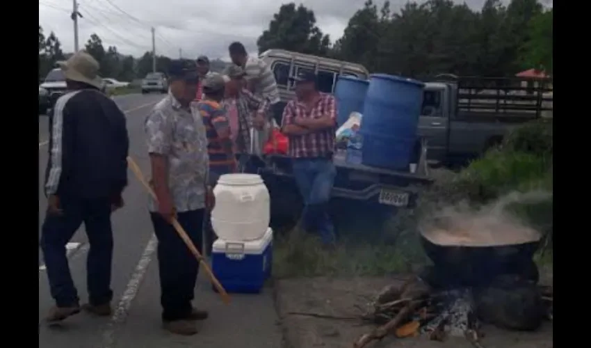 Productores de Chiriquí en las calles 