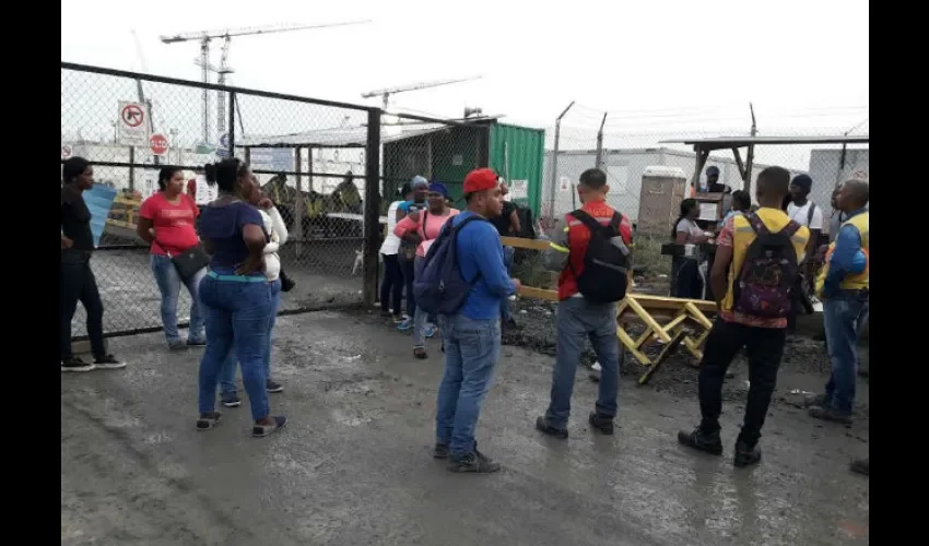 Protestan en Colón