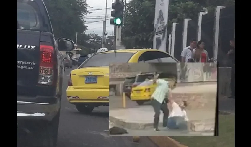 Taxista agrede a peatón en Chiriquí  